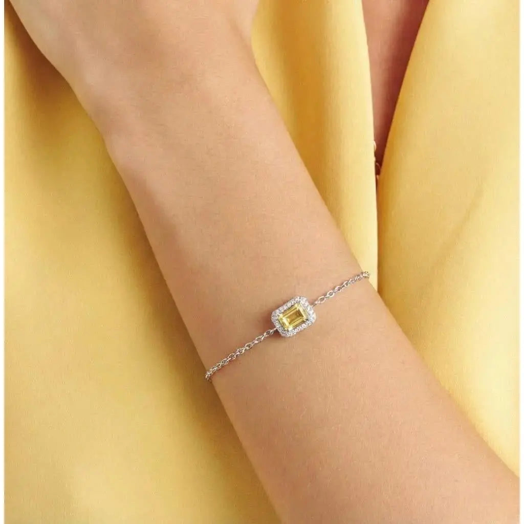 Pulseira Cristal Yellow Fancy