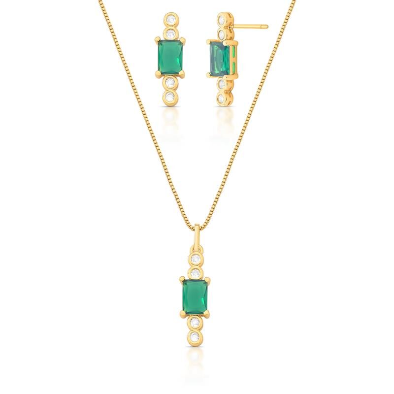 Conjunto Colar e Brinco Manuelle