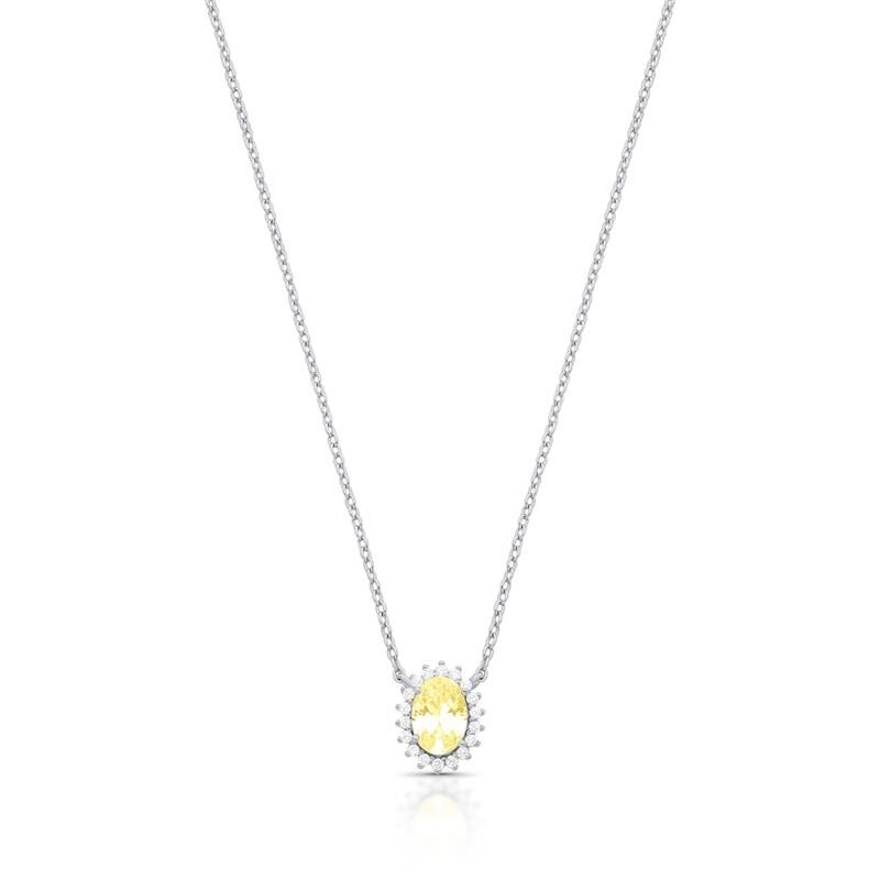 Colar Cristal Shine - Prata 925