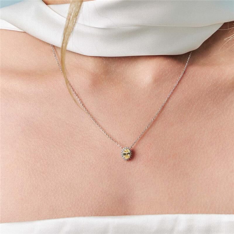 Colar Cristal Shine - Prata 925