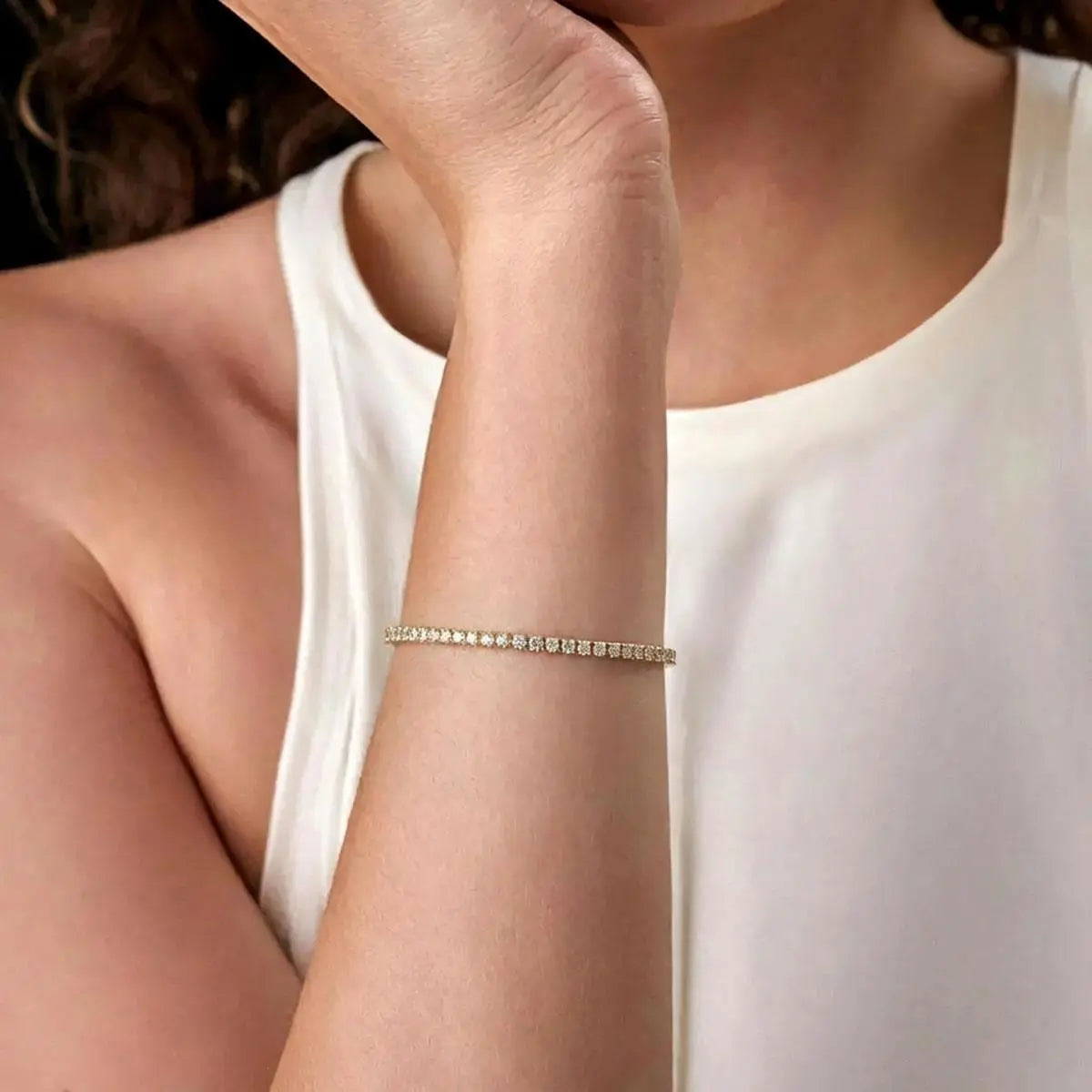 Pulseira Riviera 3 Garras - Golden