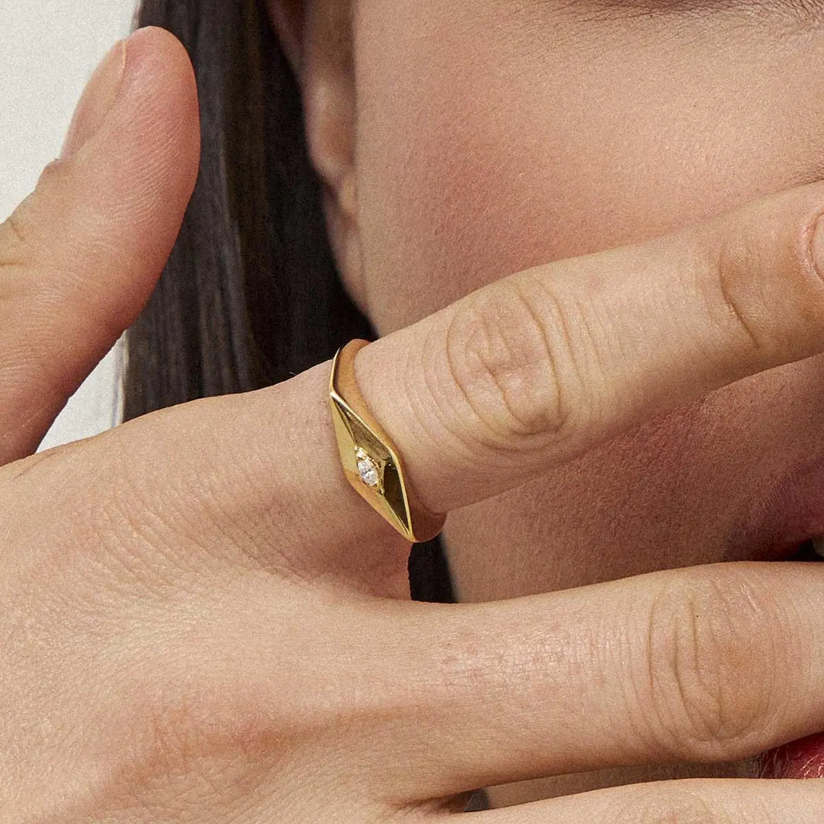 Anel Navete Gold