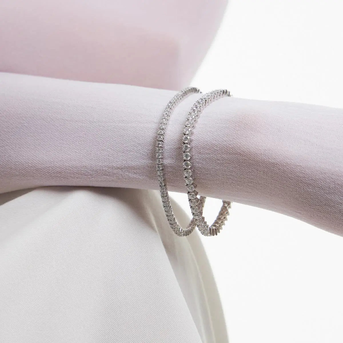 Pulseira Riviera 3 Garras - Cristal