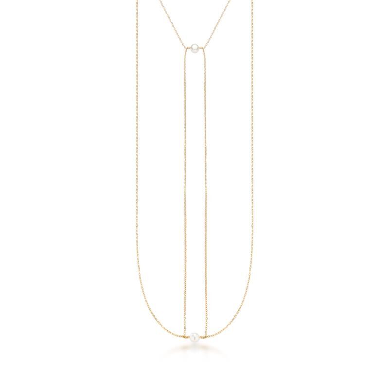 Colar Body Chain Pearl