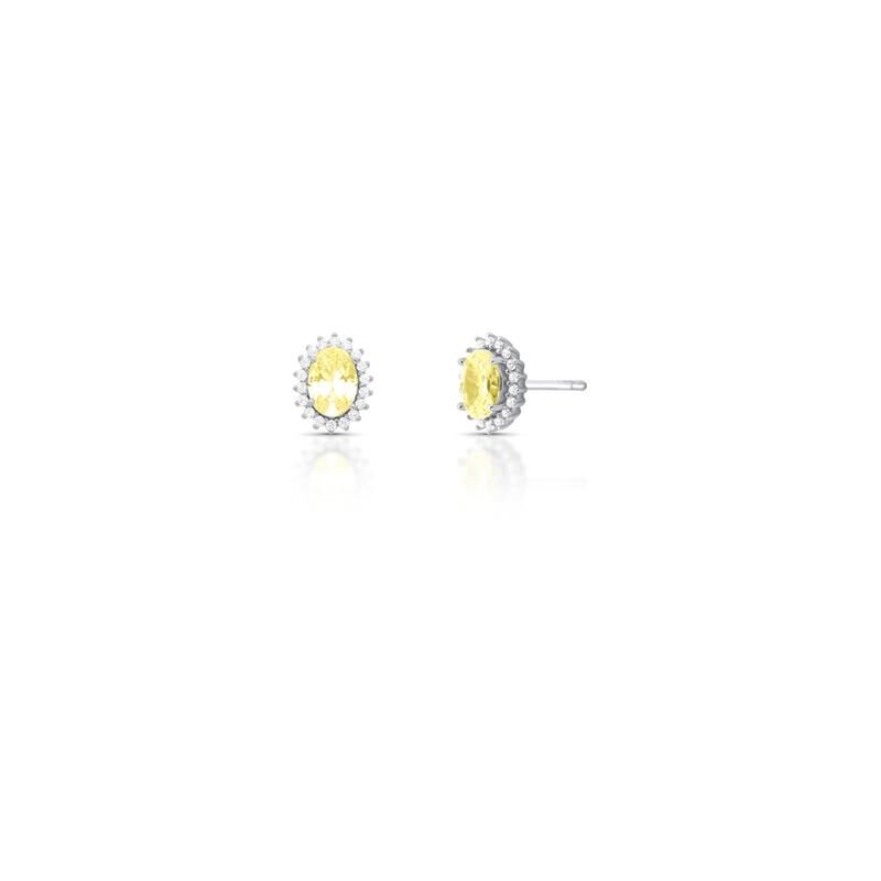 Brinco Cristal Adrelle - Prata 925