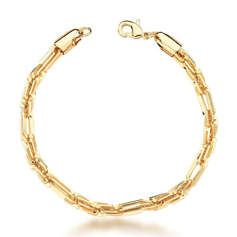 Pulseira Entrelaços Dourados