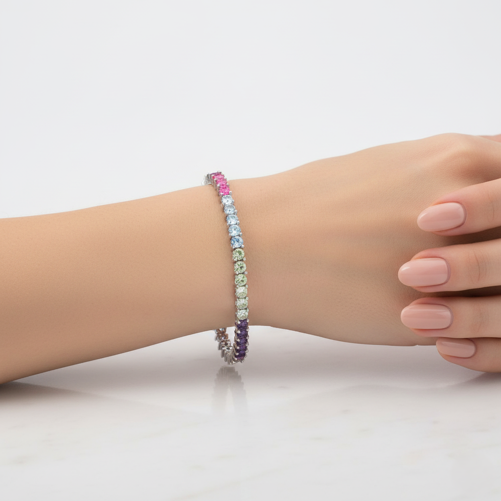 Pulseira Riviera 3 Garras - Multicolor