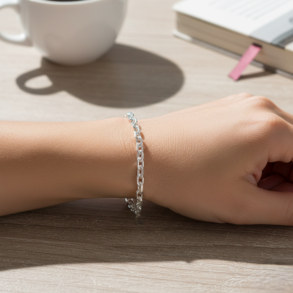 Pulseira Elos de Prata