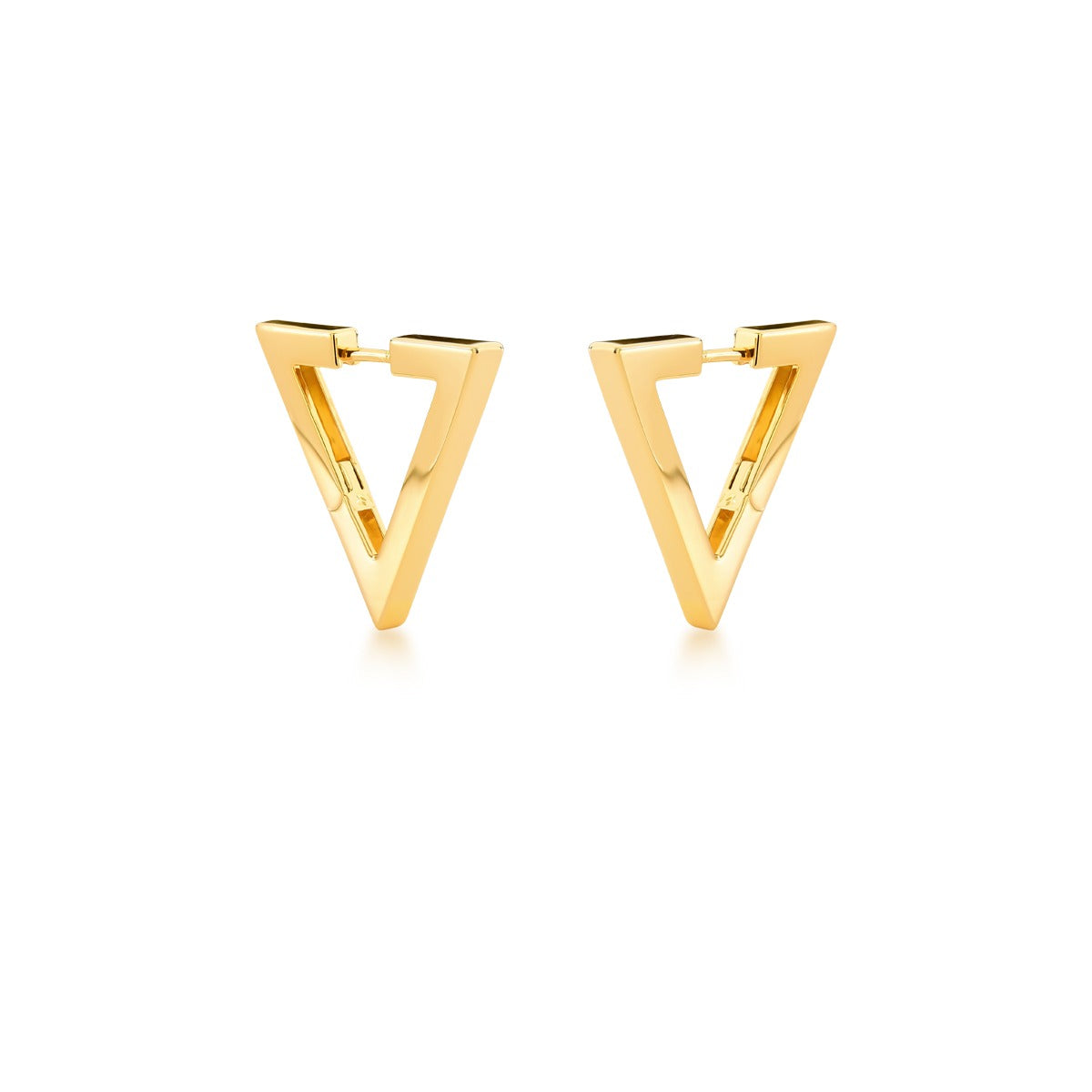 Brinco Argola Triangular