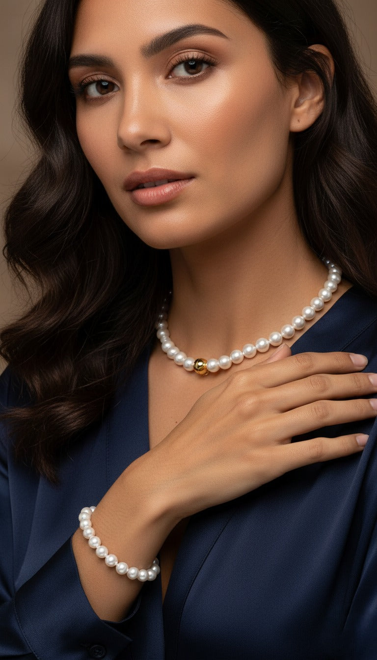 Mix Pearls - Colar e Pulseira