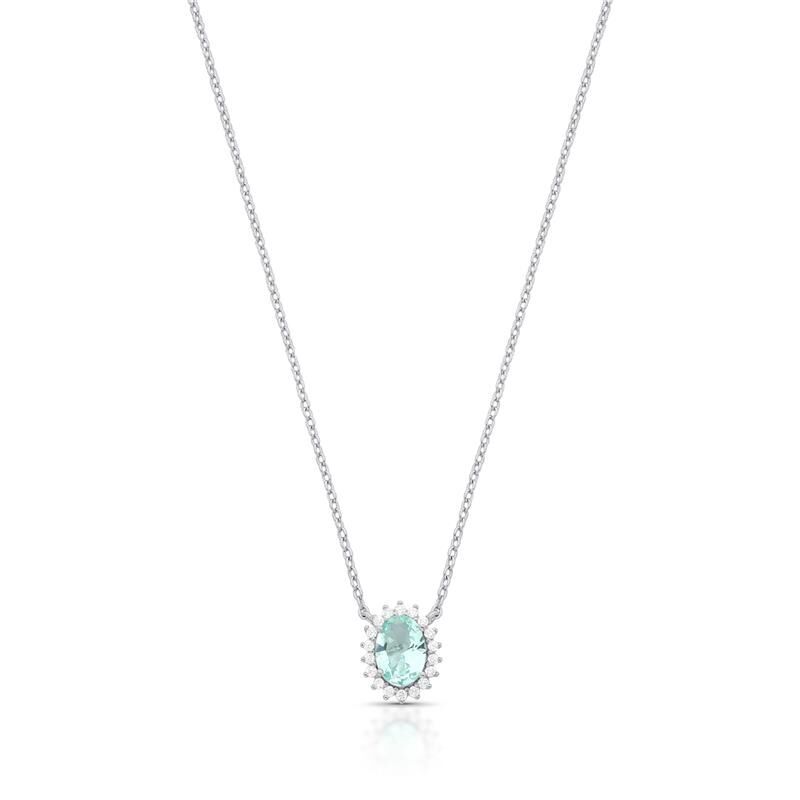 Colar Cristal Shine - Prata 925