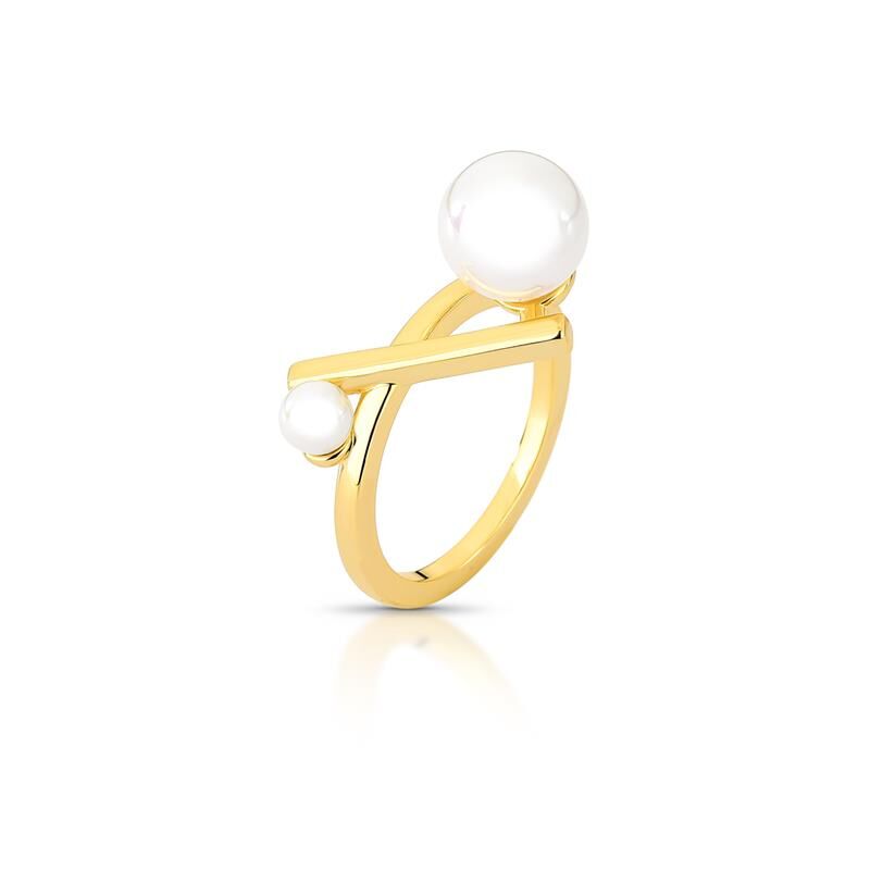 Anel Curve Pearl