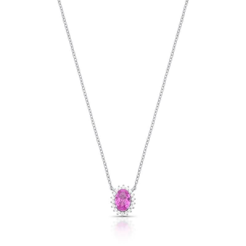 Colar Cristal Shine - Prata 925