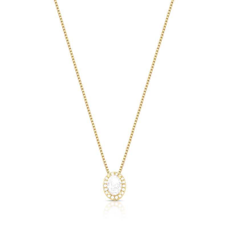 Colar Crystal Oval