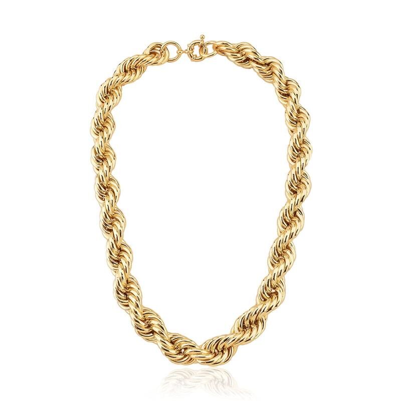 Corrente Cordão Baiano Duas Voltas - 14mm