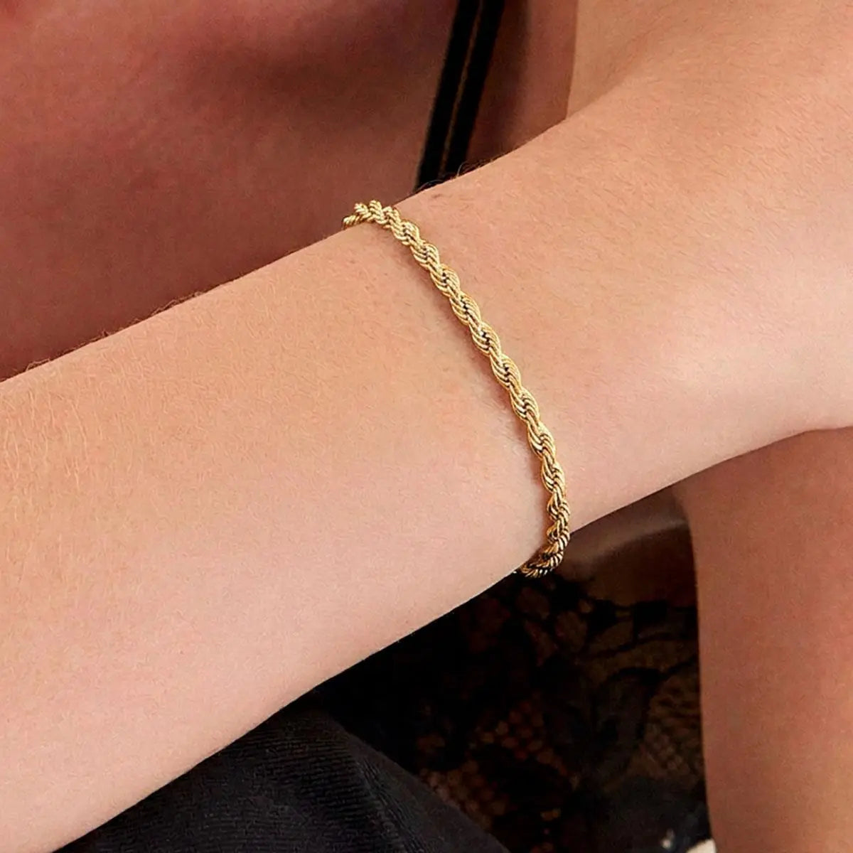 Pulseira Cordão Baiano Liso