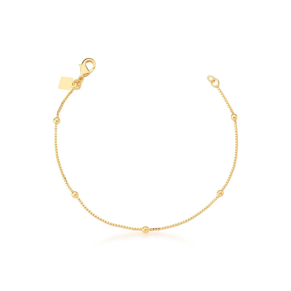 Pulseira Veneziana Com Bolinha - La Notre