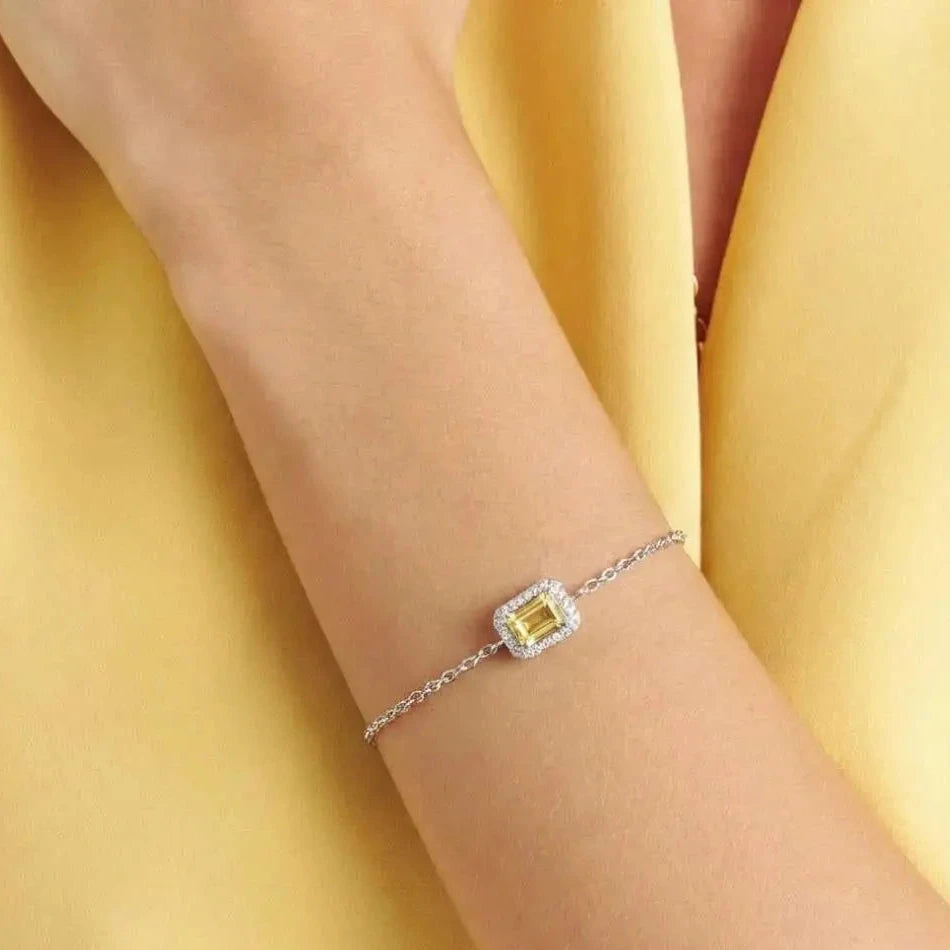 Pulseira Cristal Yellow Fancy