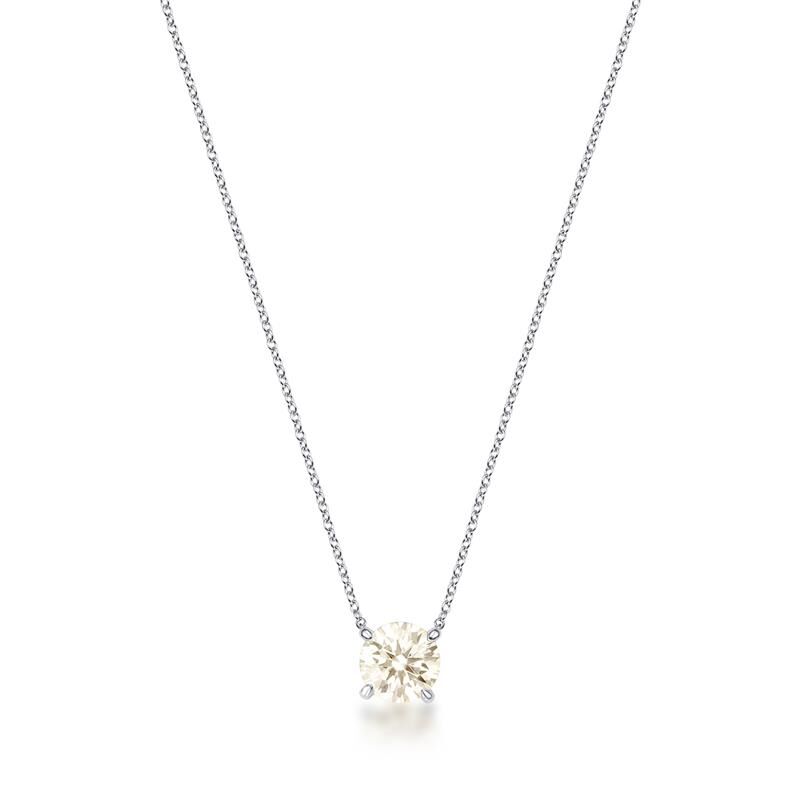 Colar Ponto de Luz Moissanite 8mm