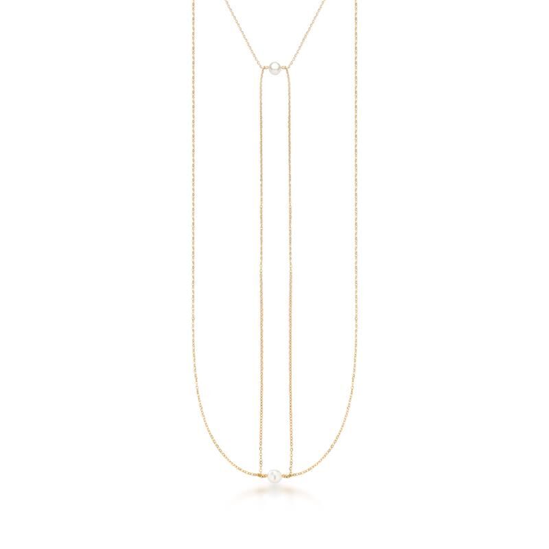 Colar Body Chain Pearl