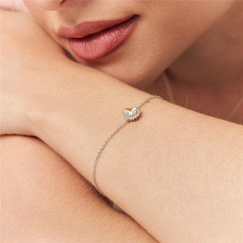 Pulseira Cristal Gota - Prata 925