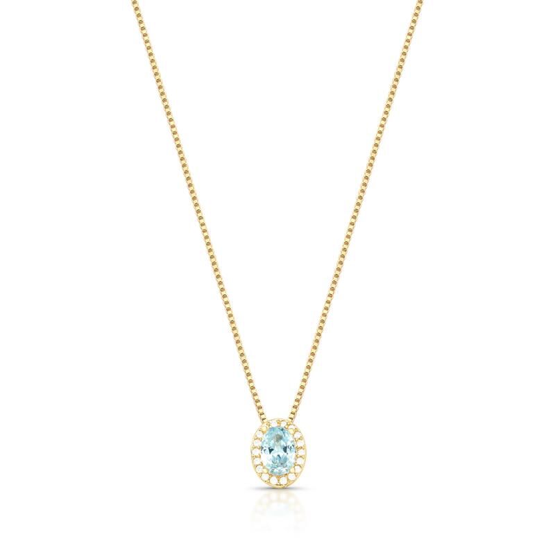 Colar Crystal Oval