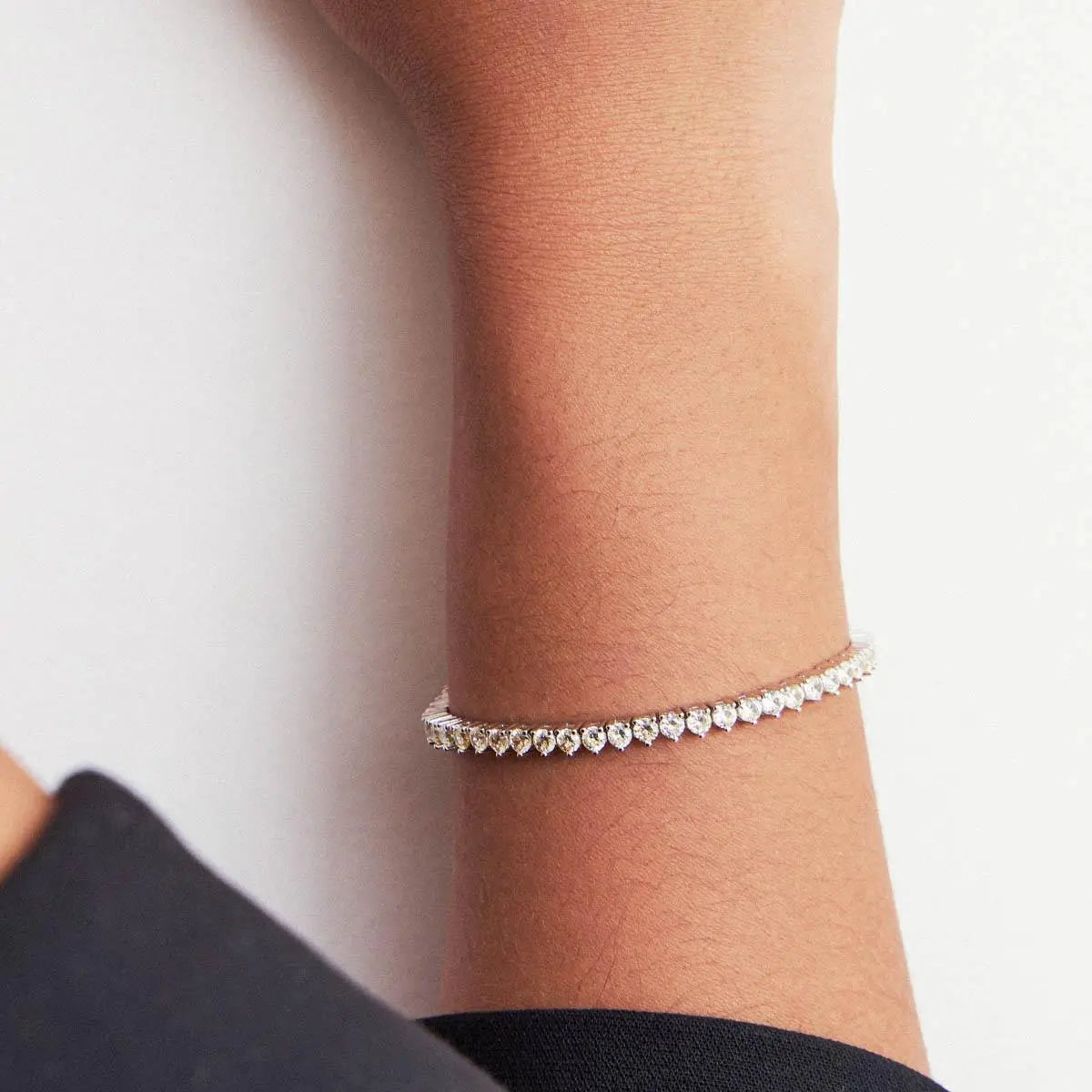 Pulseira Riviera 3 Garras - Yellow Fancy