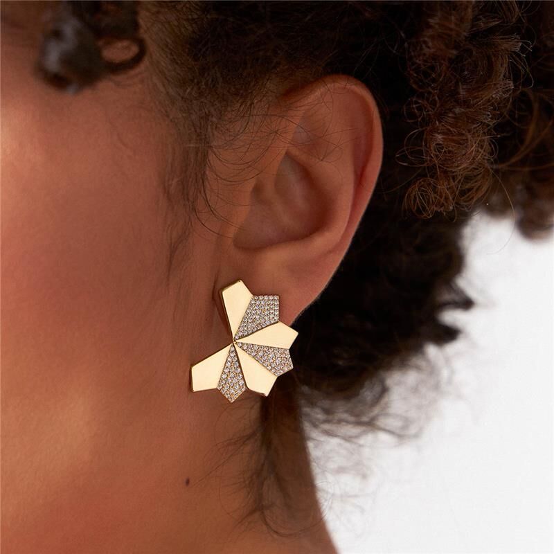 Brinco Floral Edge