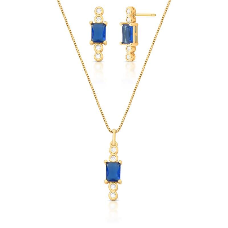 Conjunto Colar e Brinco Manuelle
