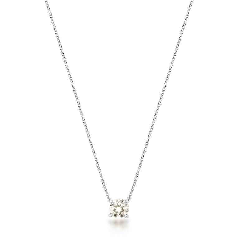 Colar Ponto de Luz Moissanite 6,5mm