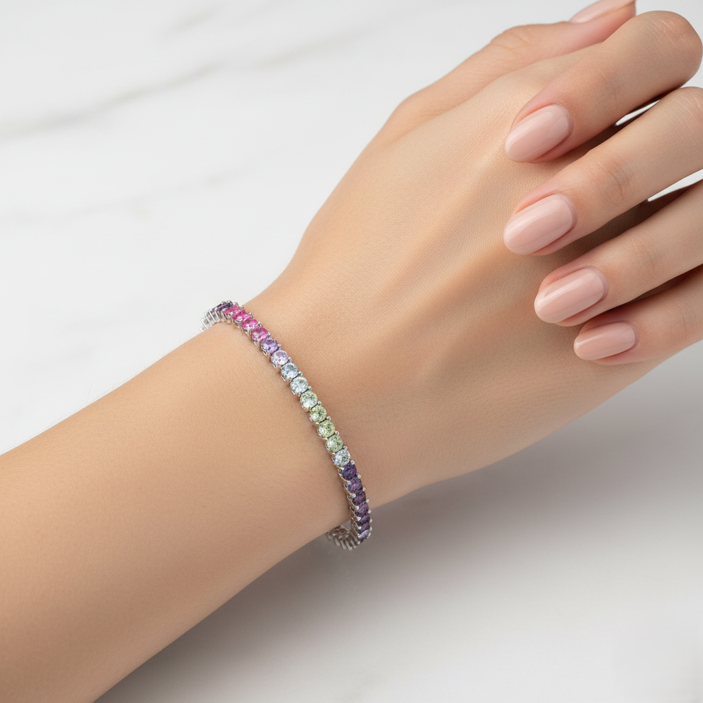 Pulseira Riviera 3 Garras - Multicolor