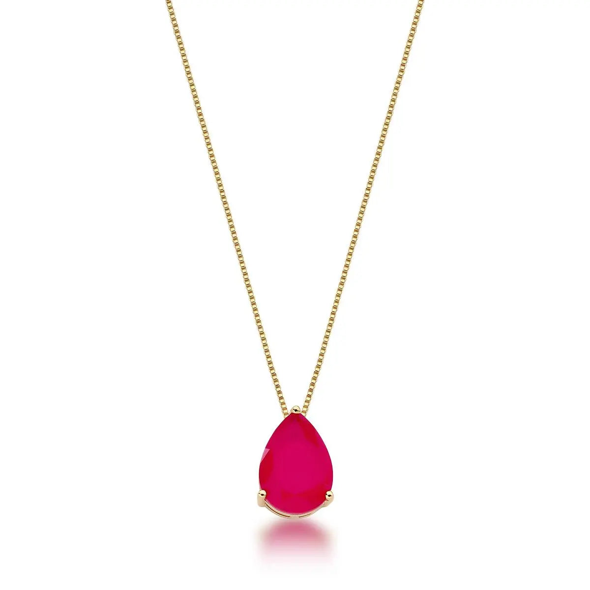 Colar com Gota de Cristal