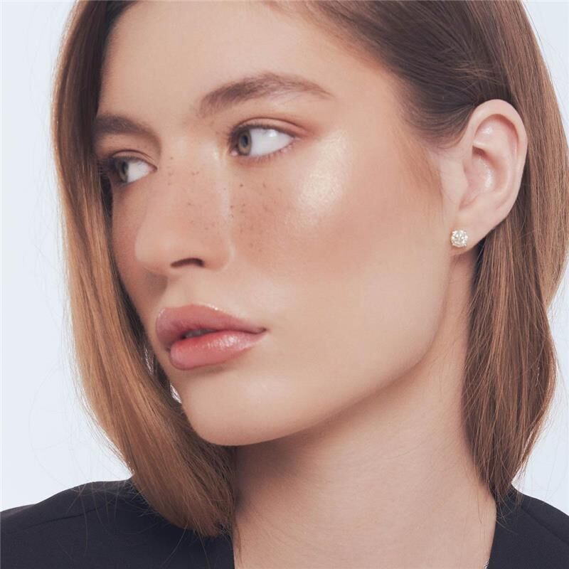 Brinco Ponto de Luz Moissanite 5mm