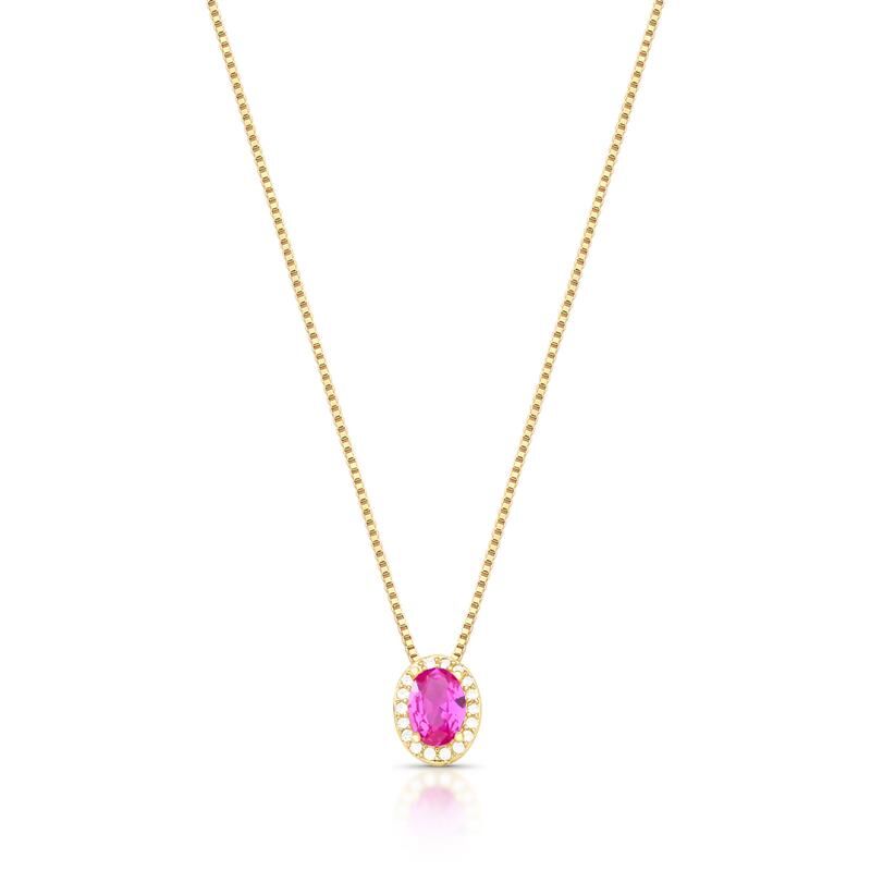 Colar Crystal Oval