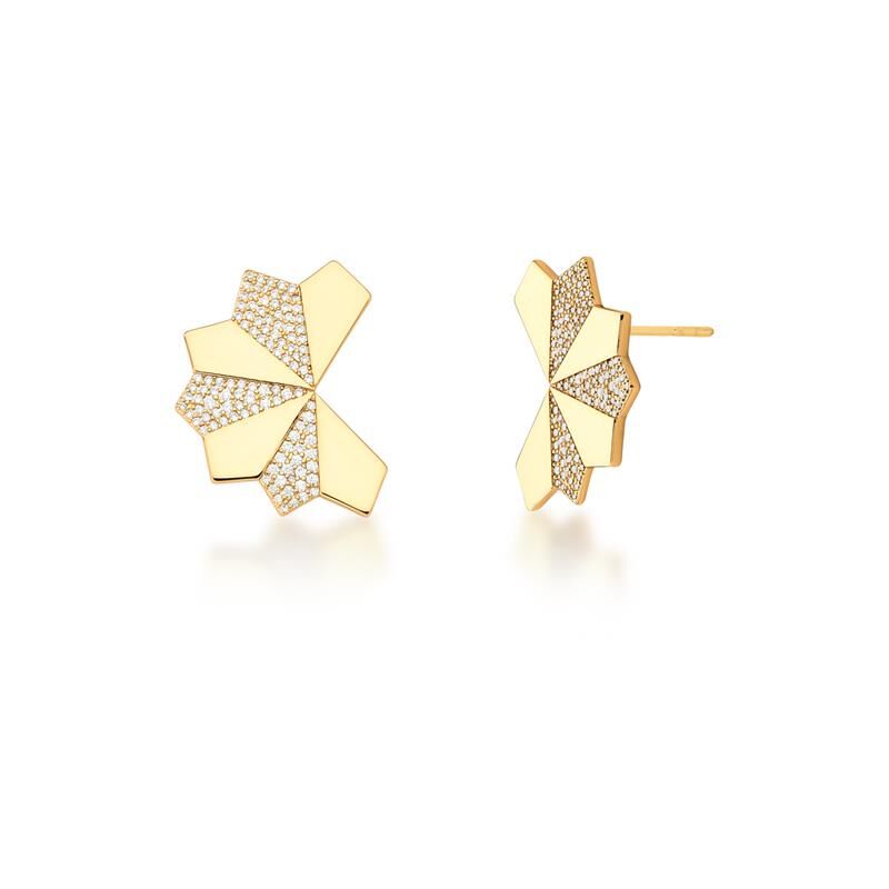 Brinco Floral Edge